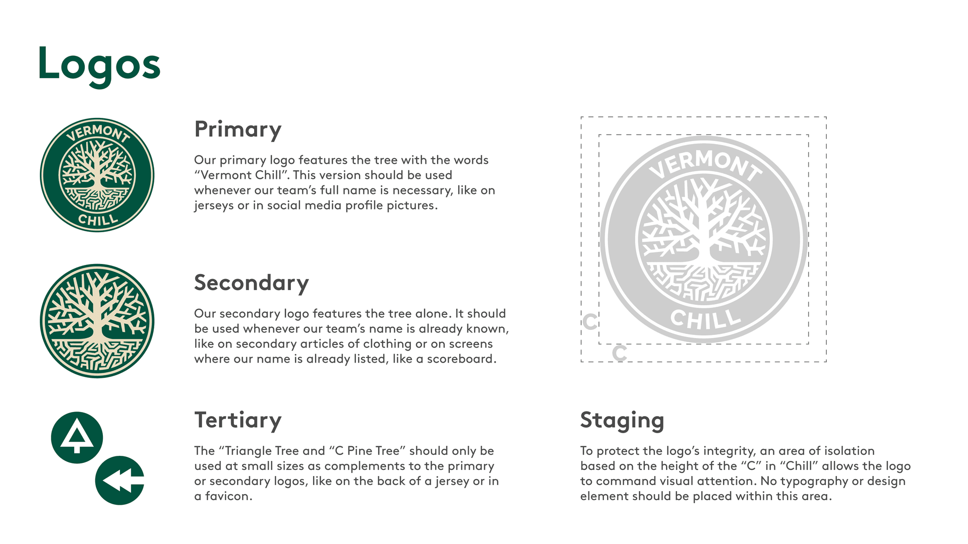 Chill style guide page 2