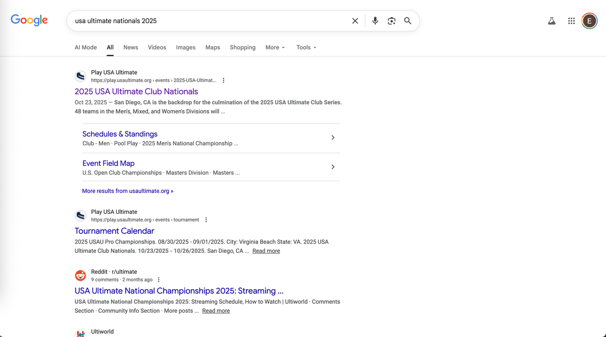 Step 1: Find the Tournament