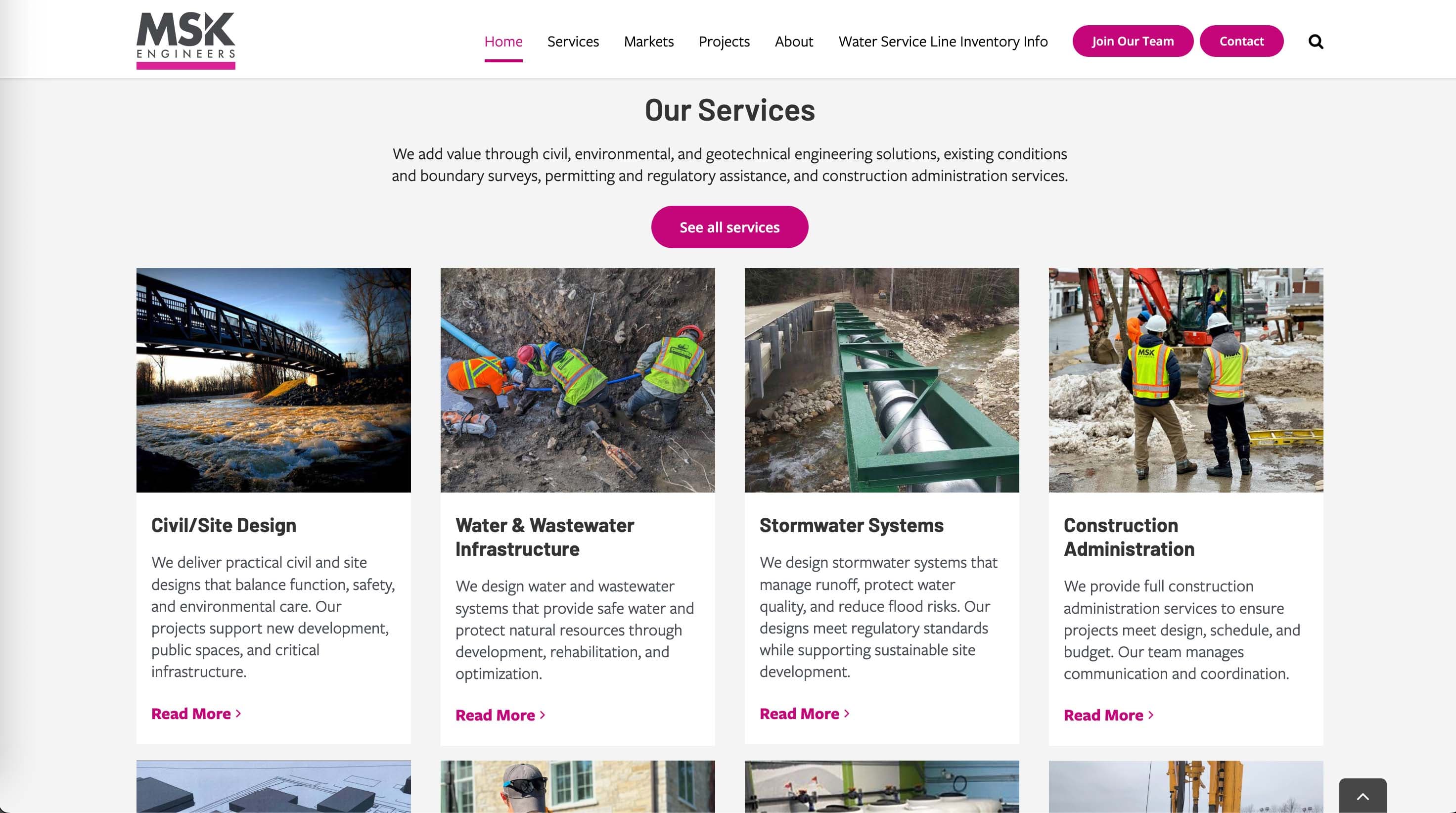 Website after 1