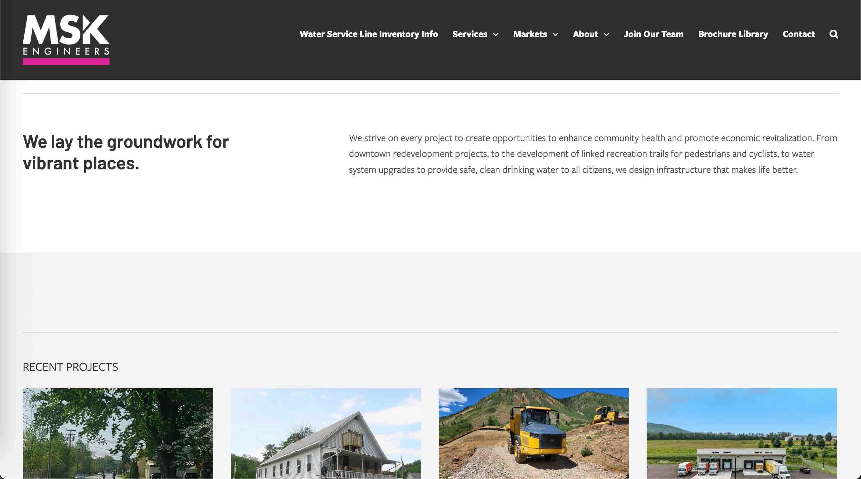 Website before 2